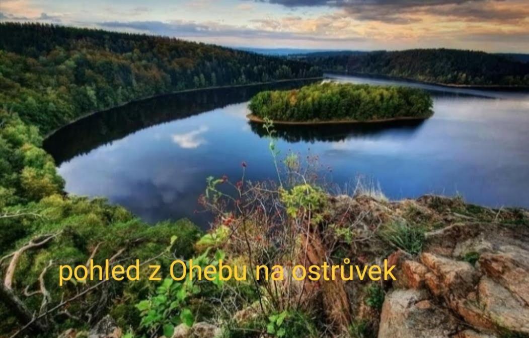 Apartmanova Chata Secanda S Bazenem, U Secske Prehrady Eksteriør bilde
