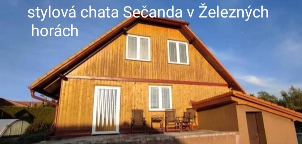 Apartmanova Chata Secanda S Bazenem, U Secske Prehrady Eksteriør bilde